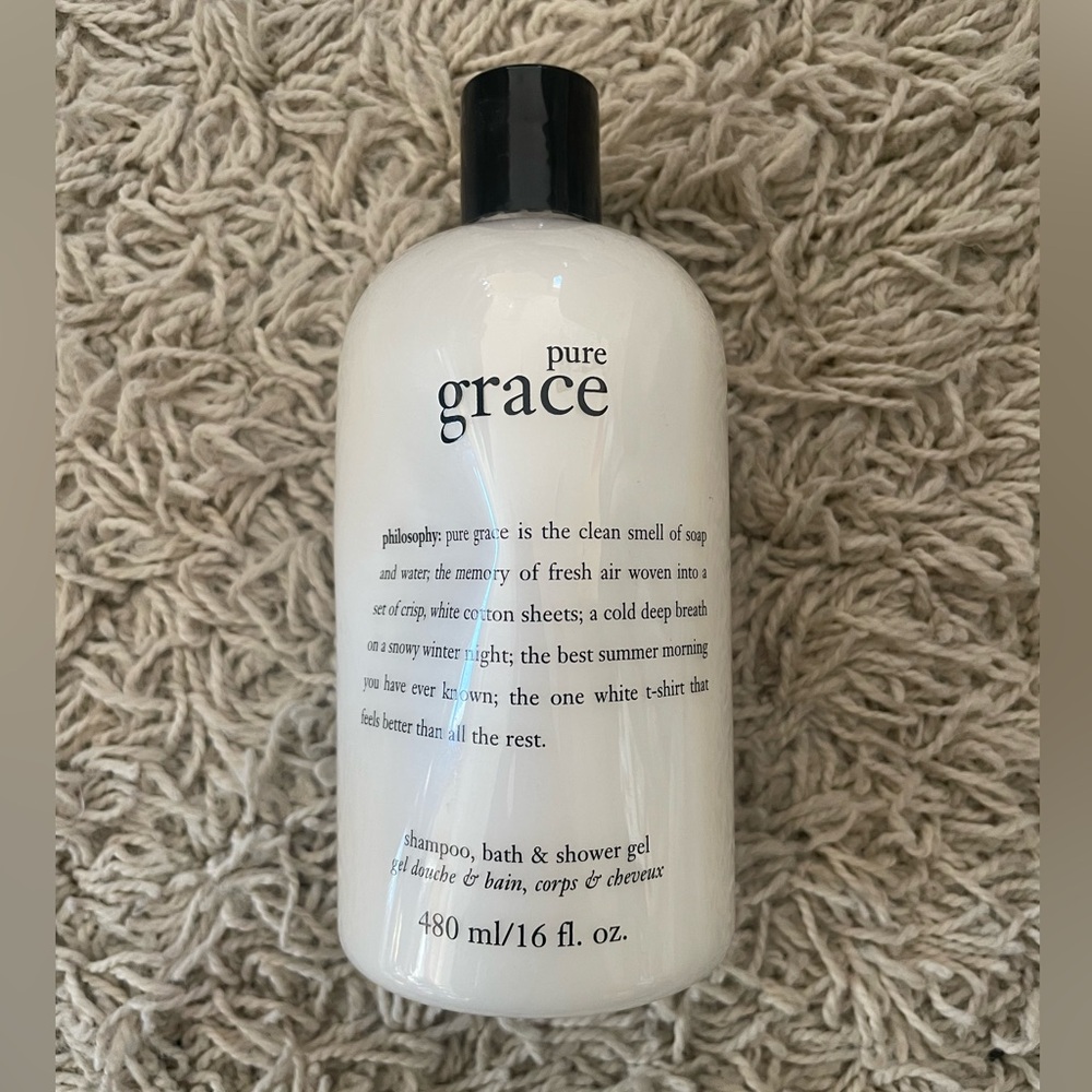 philosophy pure grace 3-in-1 bath & shower 16 fl oz